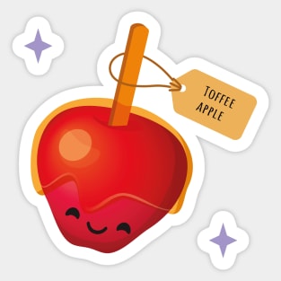 Toffee apple Sticker